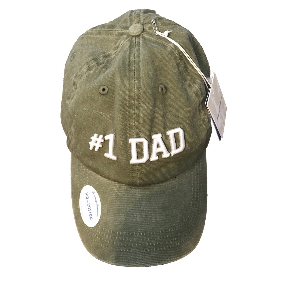Tommy Bahama One Size Hat Sage Green Classic Fit Dad‎ Embroidered Baseball Cap